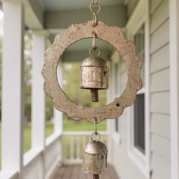 Peaceful:  Sun Bell Wind Chime & Garden Decor - Picture 6 of 9